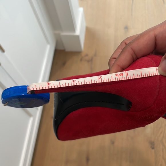 Red Suede Giuseppe Zanotti Booties (No Box/No Bag) - Picture 6 of 6